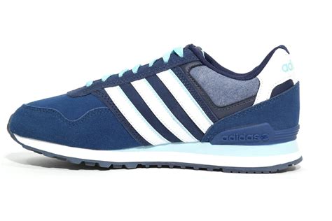 adidas sneakers wit met donkerblauw|Adidas sportschoenen dames.